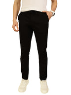 Thomas Scott Mens | Comfort | Slim Fit | Mid-Rise | Drawstring Closure | Solid | 4 Pockets | Woven | Chinos | Trouser (CCBT07_B
