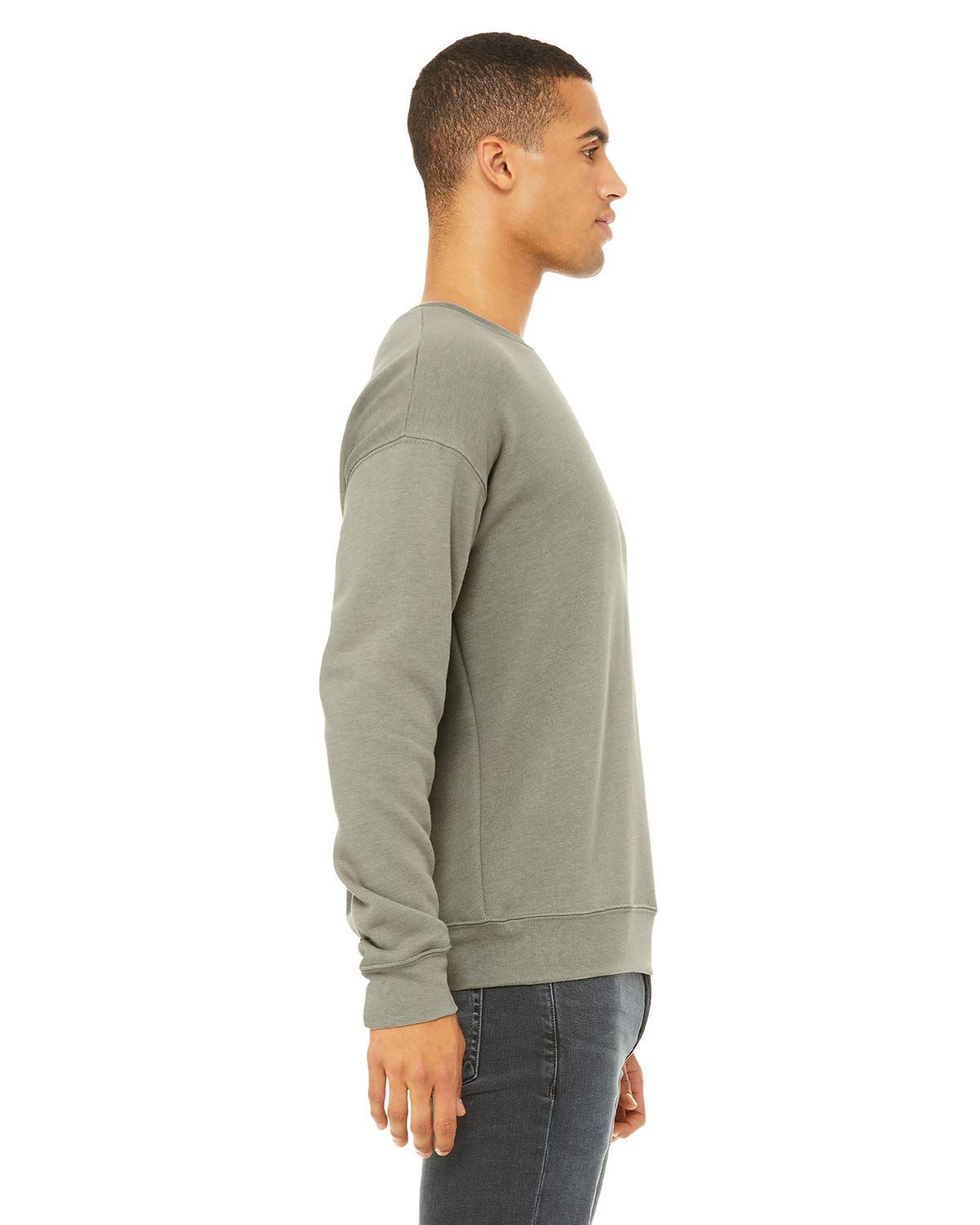Unisex Drop Shoulder Fleece - WHITE - XS(D0102H7W9TP)