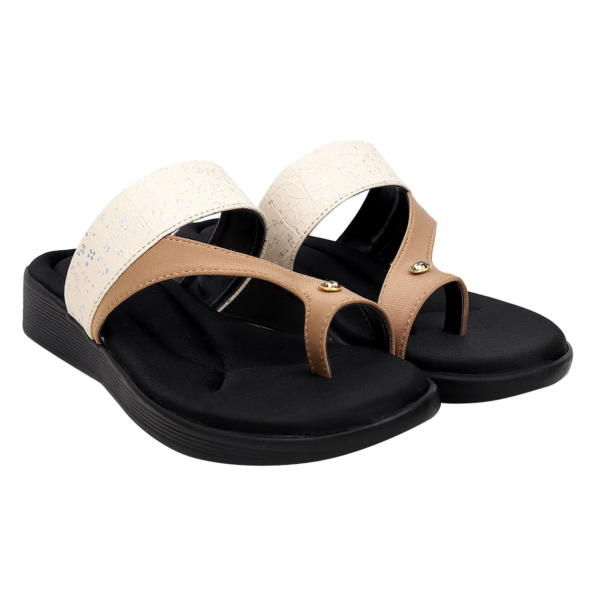 Feel it Women Casual Flats Sandal, Womens Comfort Fashion Ladies Stylish Flat Sandals Slippers for Offce, Every Occasion, Comfo 5-38