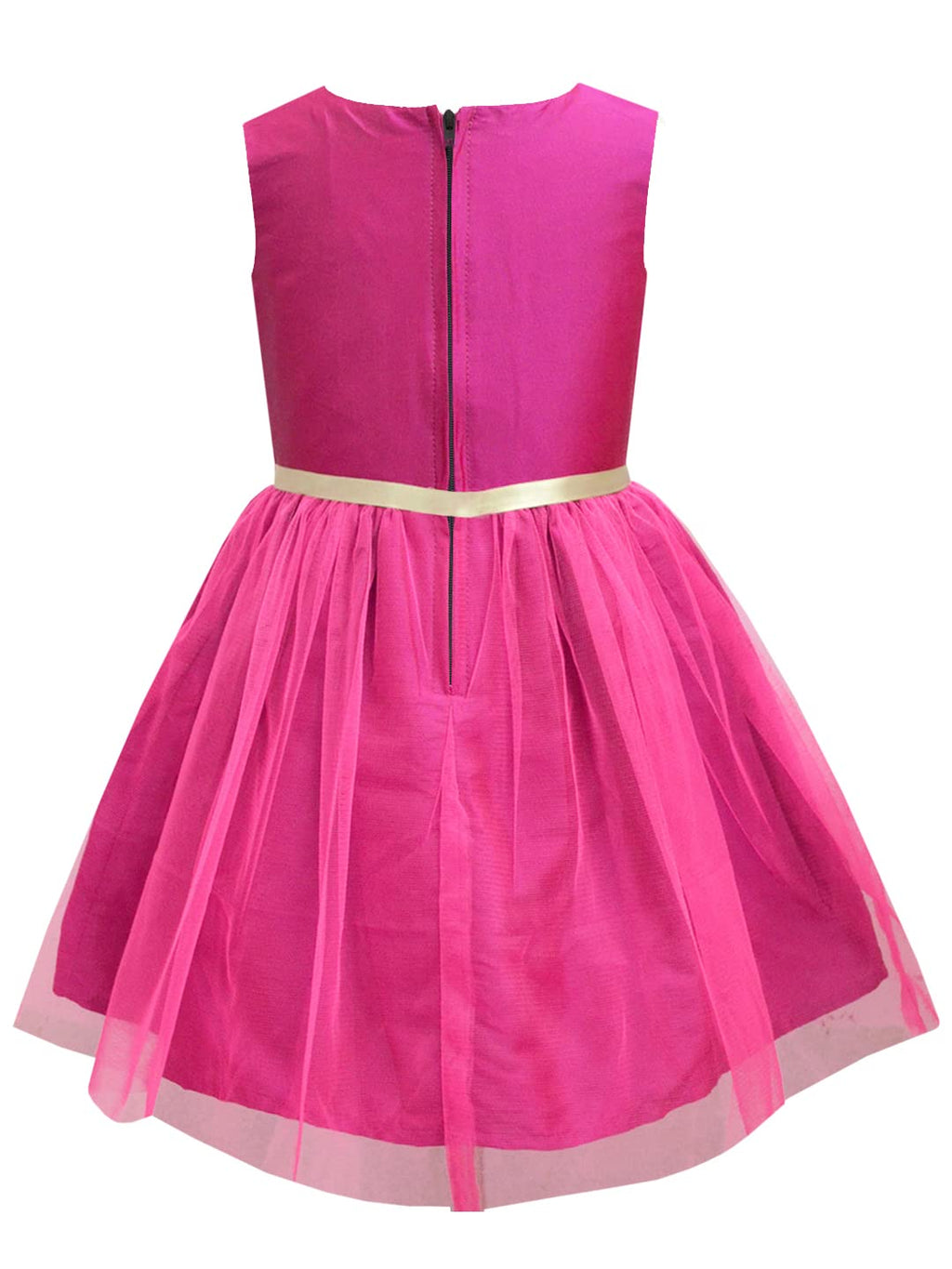A.T.U.N. (ALL THINGS UBER NICE) Girls Embroidered Birthday Party Frock Dress