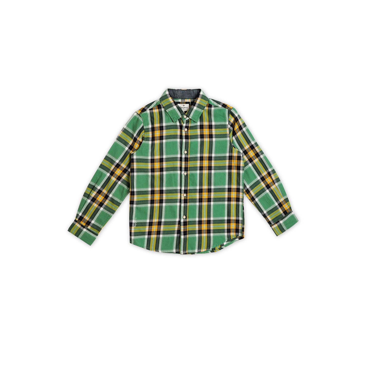 Pepe Jeans BoyS Regular Fit Shirt (Pb302543_Green