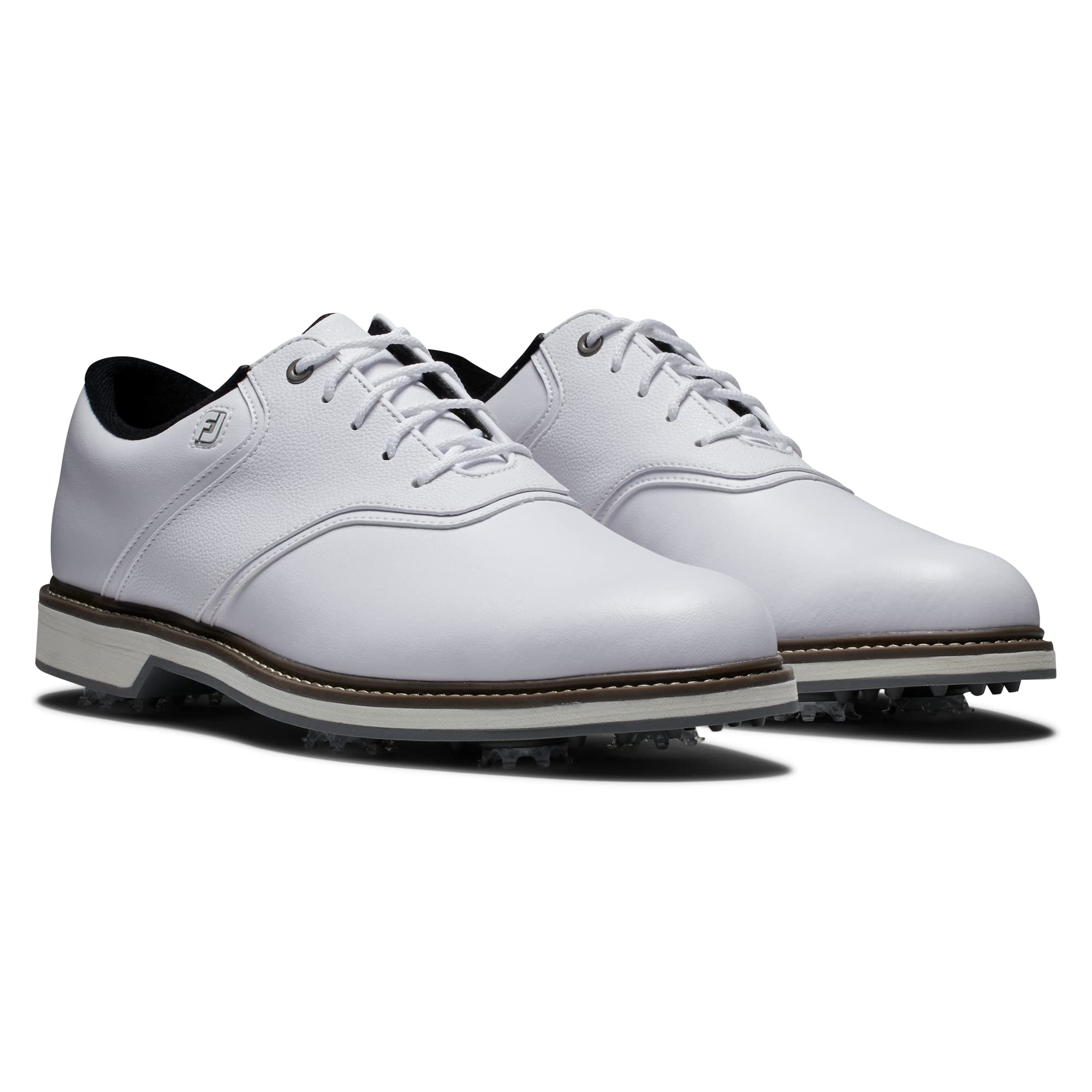 FootJoy Men's FJ Originals Golf Shoe, White/White, 8.5 Wide