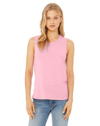 Ladies Jersey Muscle Tank - WHITE - S(D0102H7W7NT)