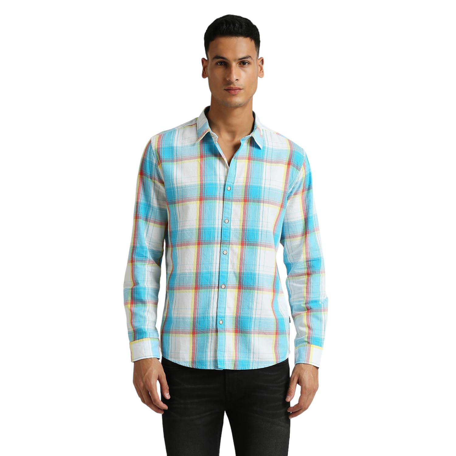 Blue Checks Long Sleeve Shirt
