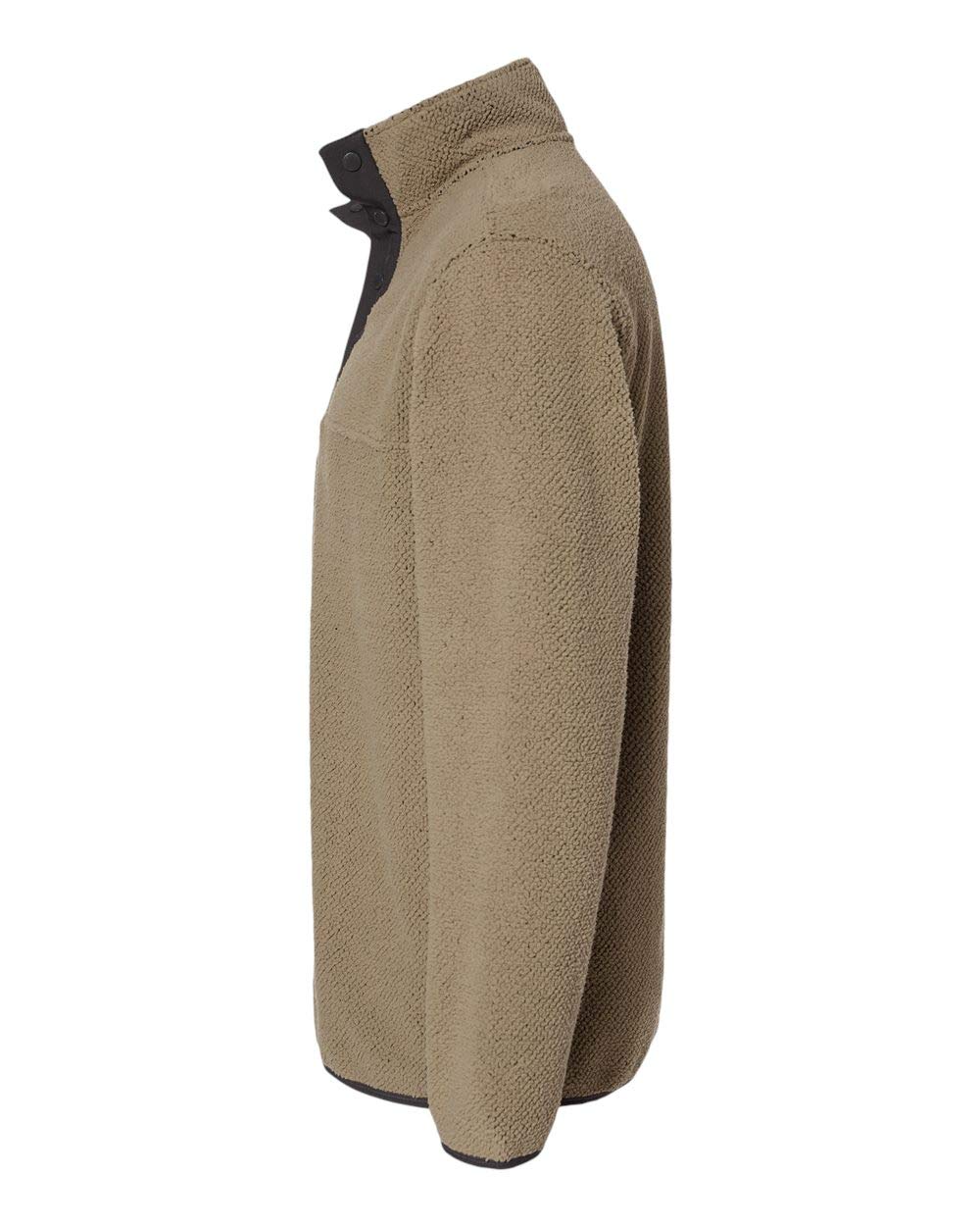 Mens Brooks Sherpa Fleece Pullover - cHARcOAL - S(D0102H786V6)