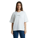 Pepe Jeans WomenS Oversized Fit T-Shirt (Pl506096_White