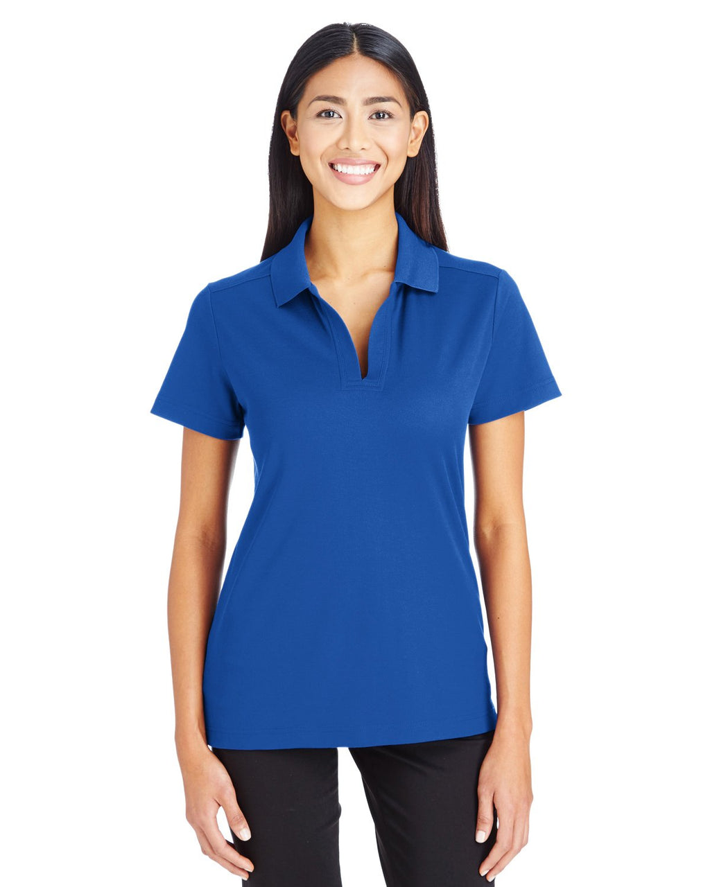 crownLux Performanceadies Plaited Polo - gRAPHITE - XS(D0102H7N9VP)