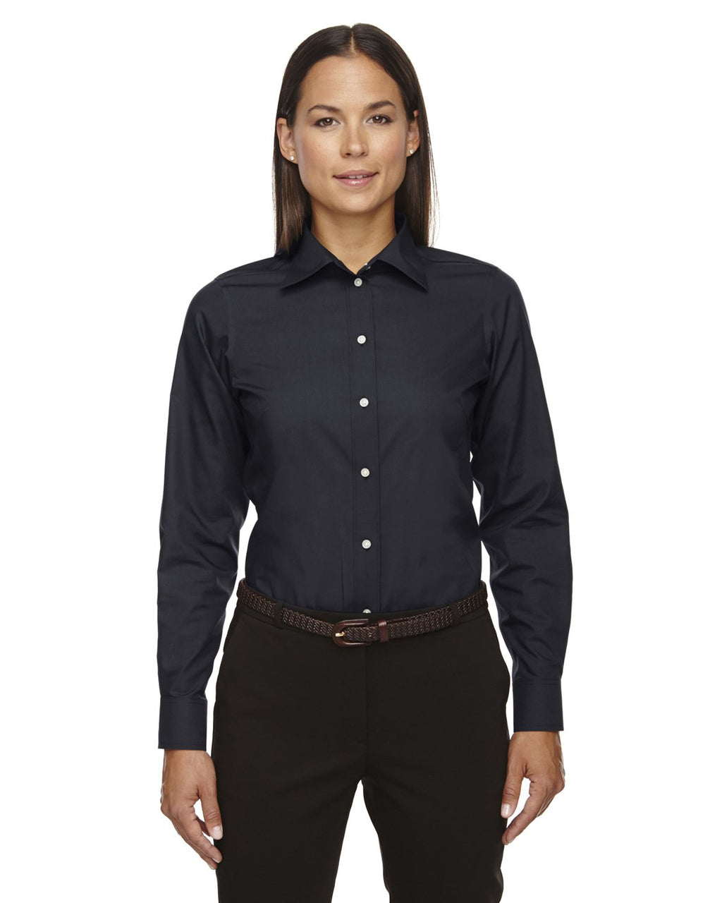 Ladies crown Woven collectionSolid Broadcloth - WHITE - 4XL(D0102H7Y518)