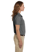 Ladies 56 oz Easy BlendPolo - WHITE - XS(D0102H76302)