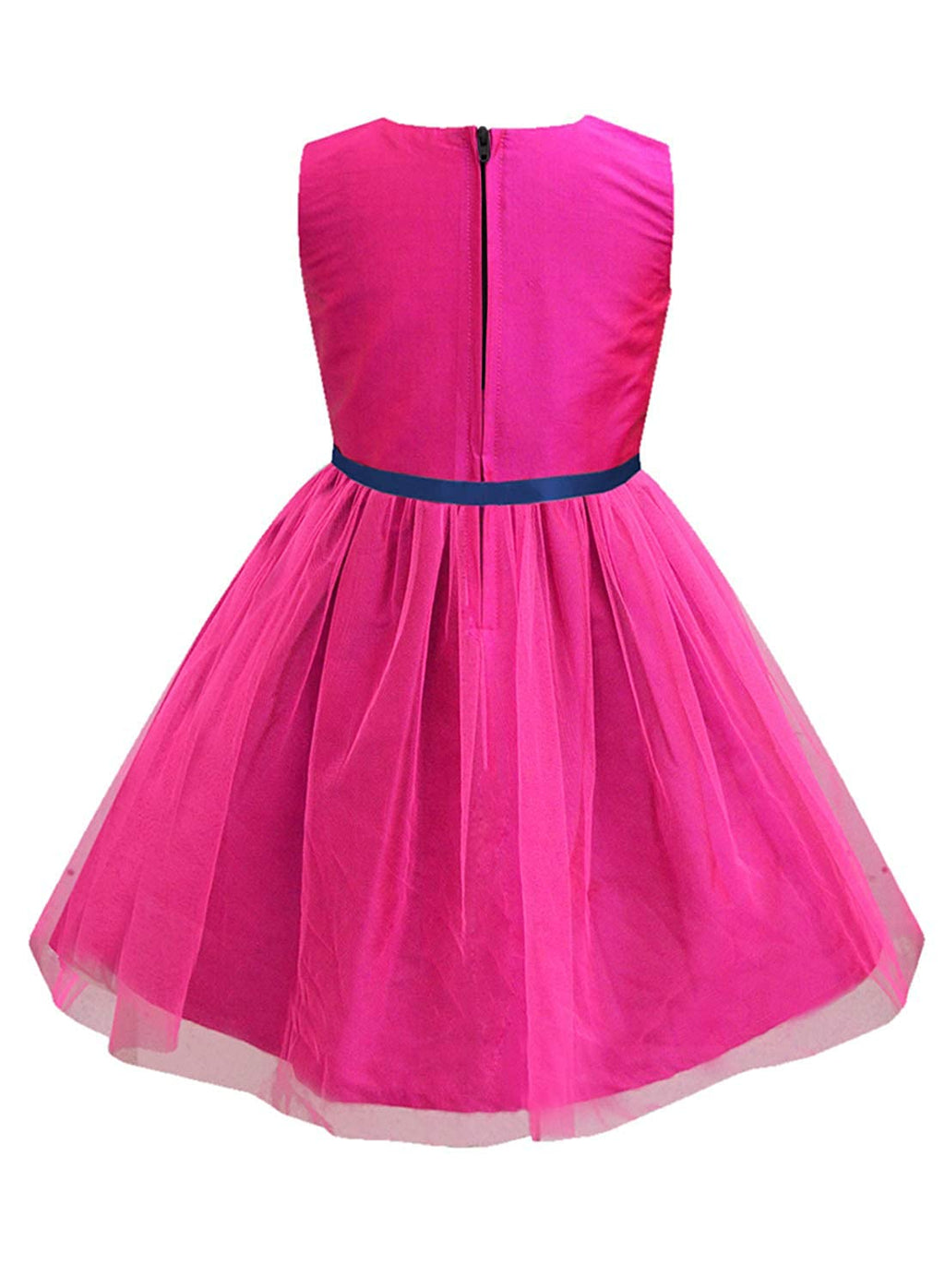 A.T.U.N. (ALL THINGS UBER NICE) Girls Embroidered Birthday Party Frock Dress