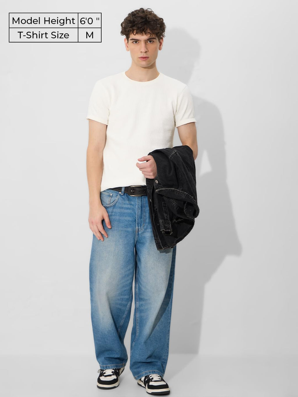 The Souled Store Korean T-Shirt: White Men and Boys Short Sleeves Round Neck Regular Fit Cotton T-Shirts