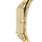 Fossil Women's Raquel Quartz Stainless Steel Three-Hand Watch, Color: Gold (Model: ES5302)