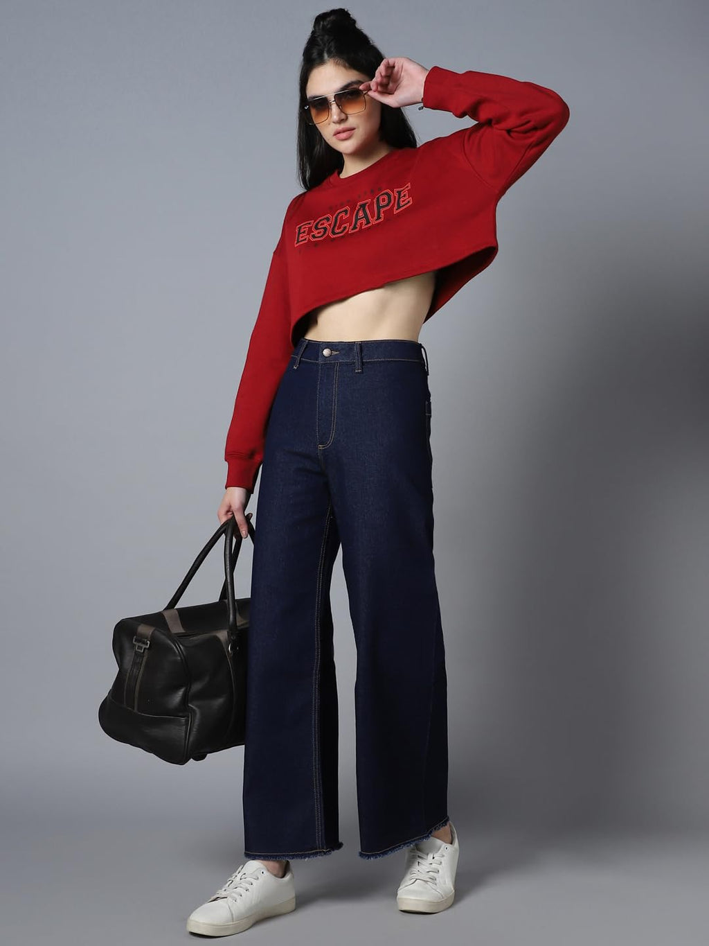 High Star Women 90 Marine Straight Fit High-Rise Stretchable Jeans