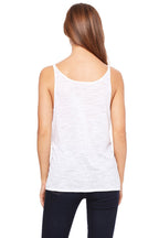 Ladies Slouchy Tank - WHITE - M(D0102H7WE5J)