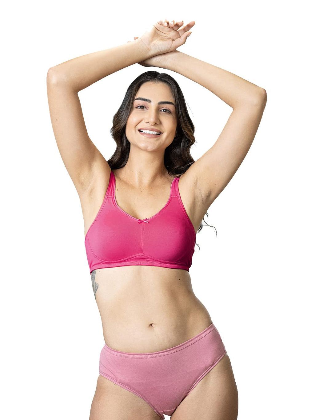 Lyra 515 Peech Blossom Valentina WomenS Full Coverage Bra Pink