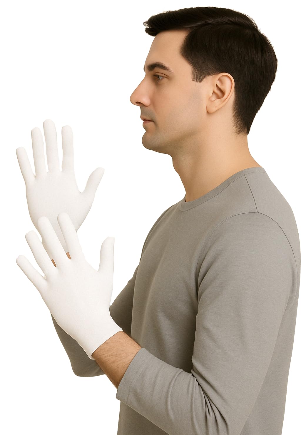 Weavers Villa Cotton Summer Glove for Men & Women | Anti-Slip UV Protection Hand Gloves | Outdoor Sun, Dust, Pollution Shield |