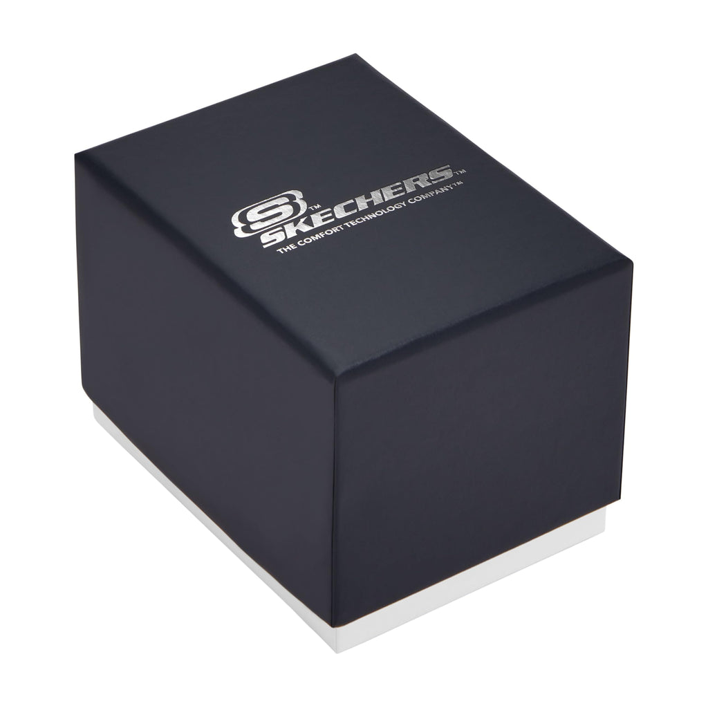 Skechers Men's El Porto Digital Chronograph Watch, Color: Black (Model: SR1008)