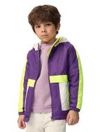 The Souled Store Dewberry Boys and Baby Boys Zipper Front Long Sleeve Colorblock Hooded Neck Jackets Boys Zip Hoodies Kids Zip-U