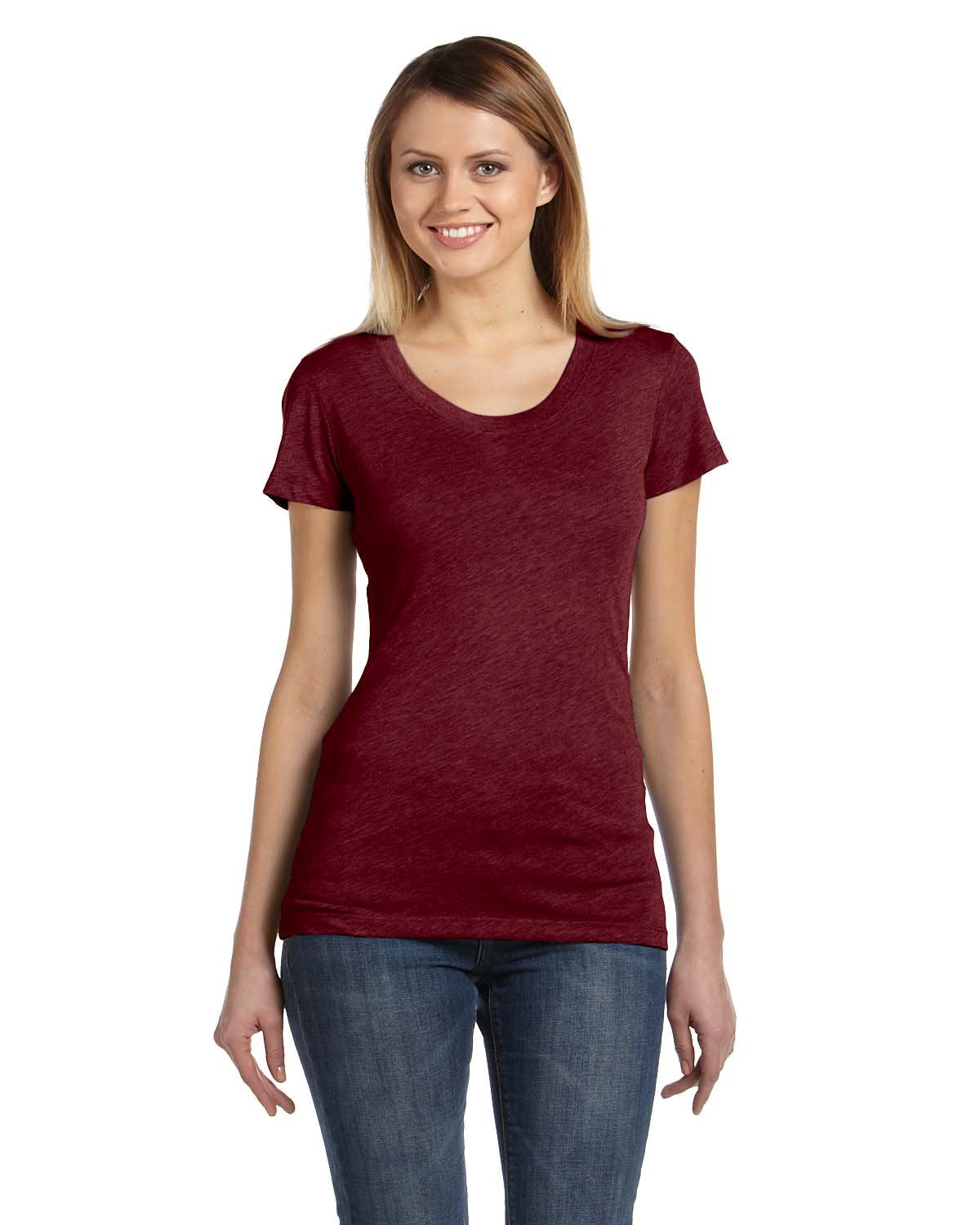 Ladies Triblend Short-Sleeve T-Shirt - cHAR BLK TRIBLND - S(D0102H7WJ4J)