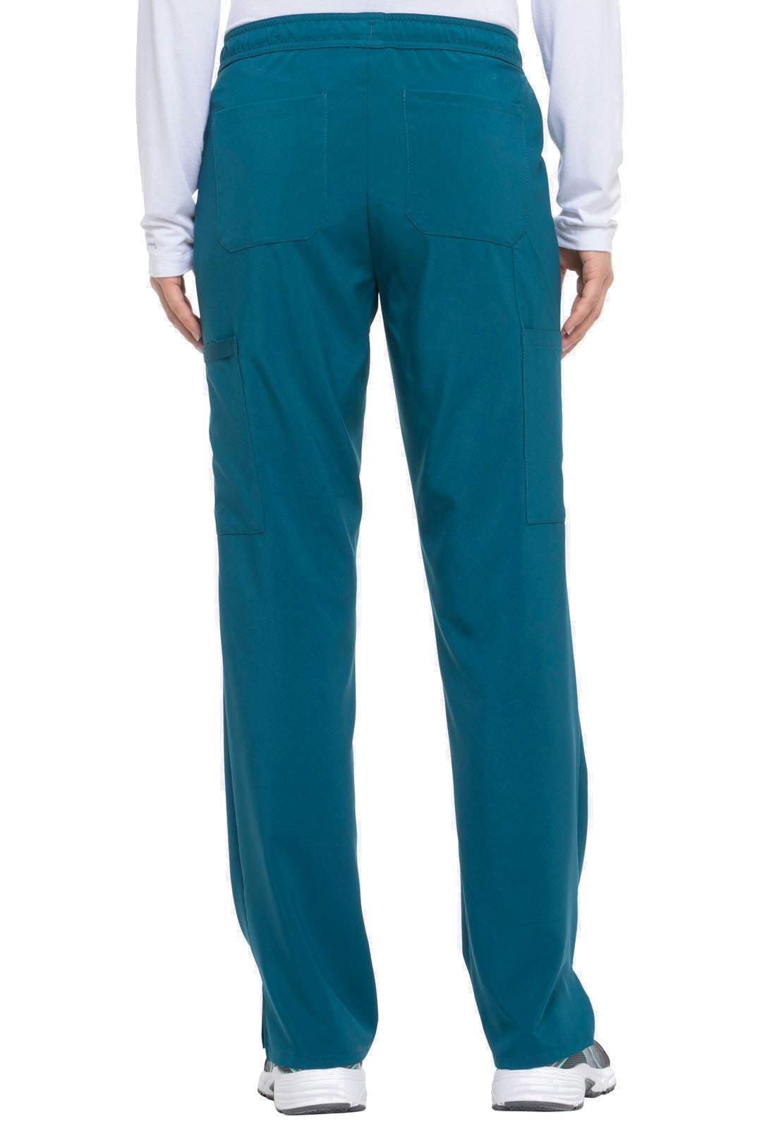 Dickies EDS Essentials Scrubs for Women, Drawstring Cargo Scrub Pants with Four-Way Stretch and Moisture Wicking DK010, XS, Cari