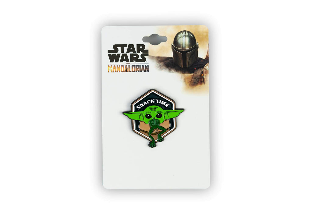 Star Wars: The Mandalorian The Child Collector Pin | Official Star Wars Collectible Enamel Pin | Baby Yoda At Snack Time | Measu