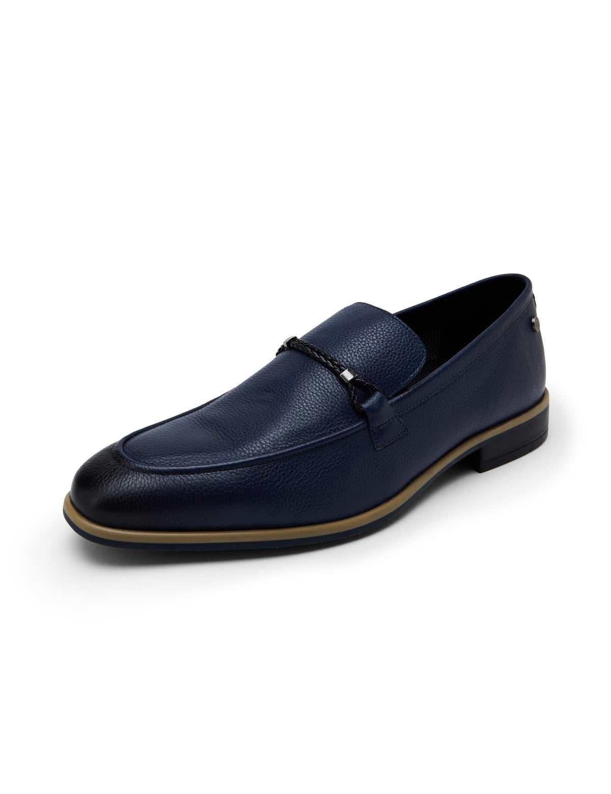 Lee Cooper Mens Navy Workwear SlipOn Shoes 9-43