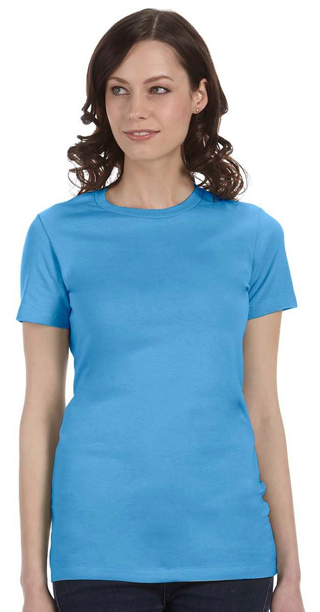 Ladies The Favorite T-Shirt - AQUA - S(D0102H7KH2P)