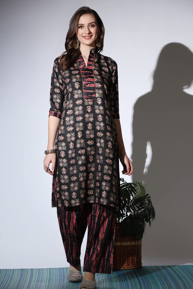 Leriya Fashion Women'S Kurtis | Soft Cotton Block Printed Kurta For Women | Knee Length Casual Kurti For Women | Ideal For Office | Festival | Outing Wear Kurta For Girls