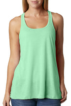 Ladies Flowy Racerback Tank - ATHLETIc HEATHER - S(D0102H7K7S2)