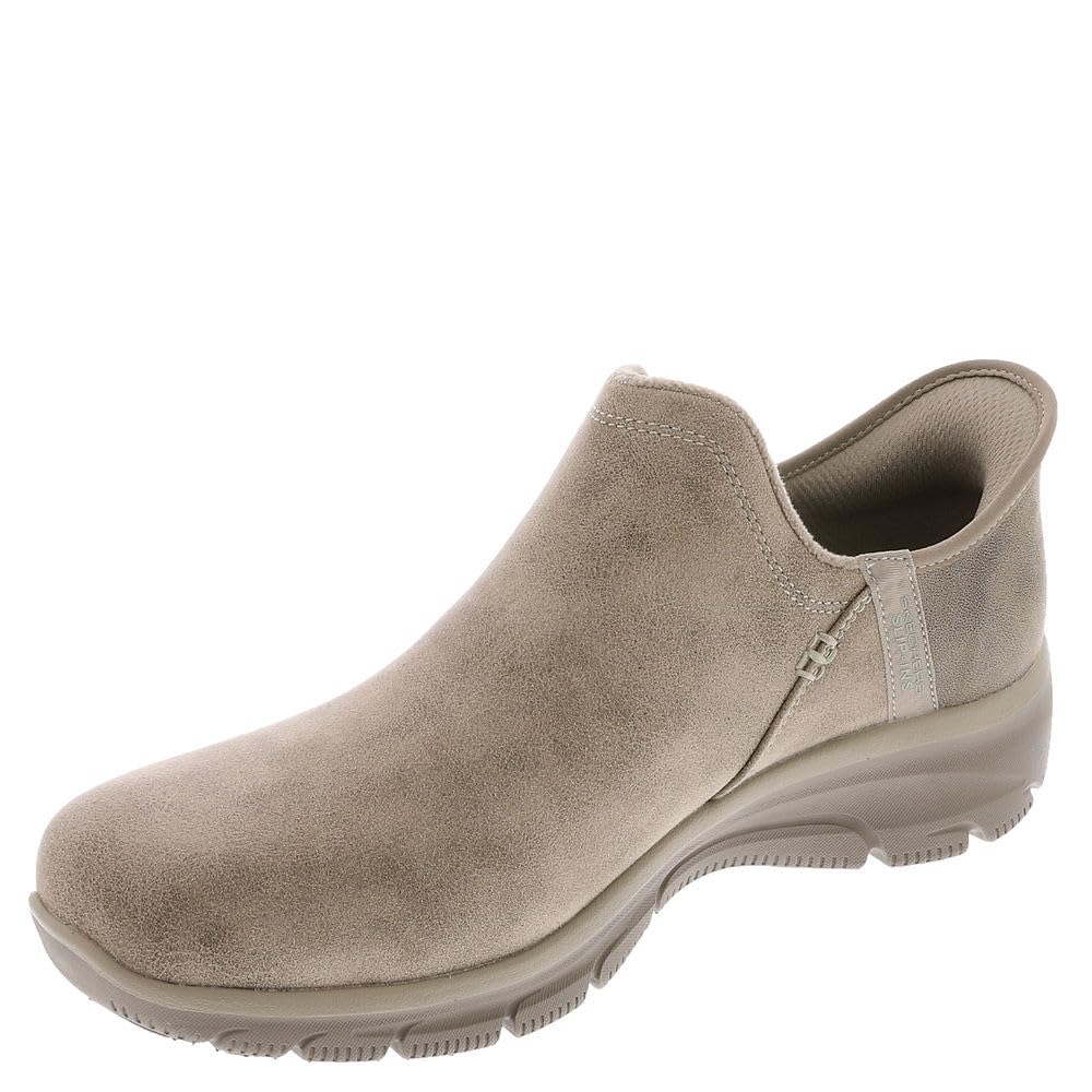 Skechers Women's Easy Going-Modern Hour-Hands Free Slip-ins Ankle Boot, Taupe, 9