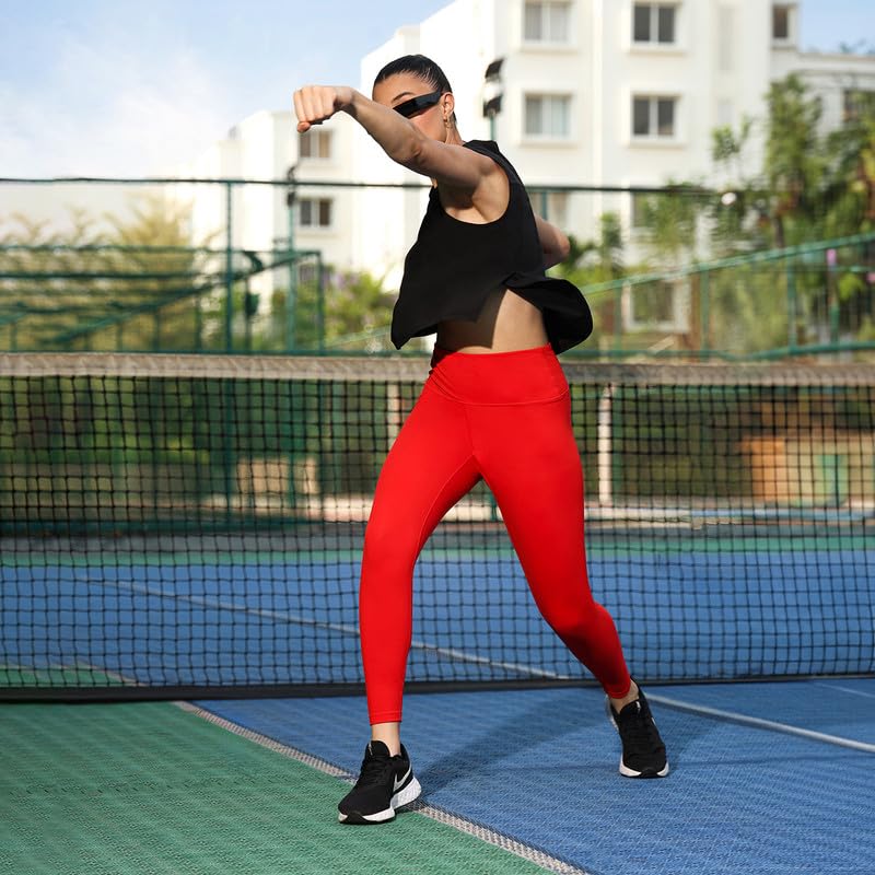 Do It All Tank | Back Mesh Panel for Ventilation | Relaxed fit | High Neck | Side Slits | Anti Odor + Sweat Wicking
