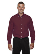Mens crown Woven collectionSolid Broadcloth - WHITE - 5XL(D0102H7NJN2)