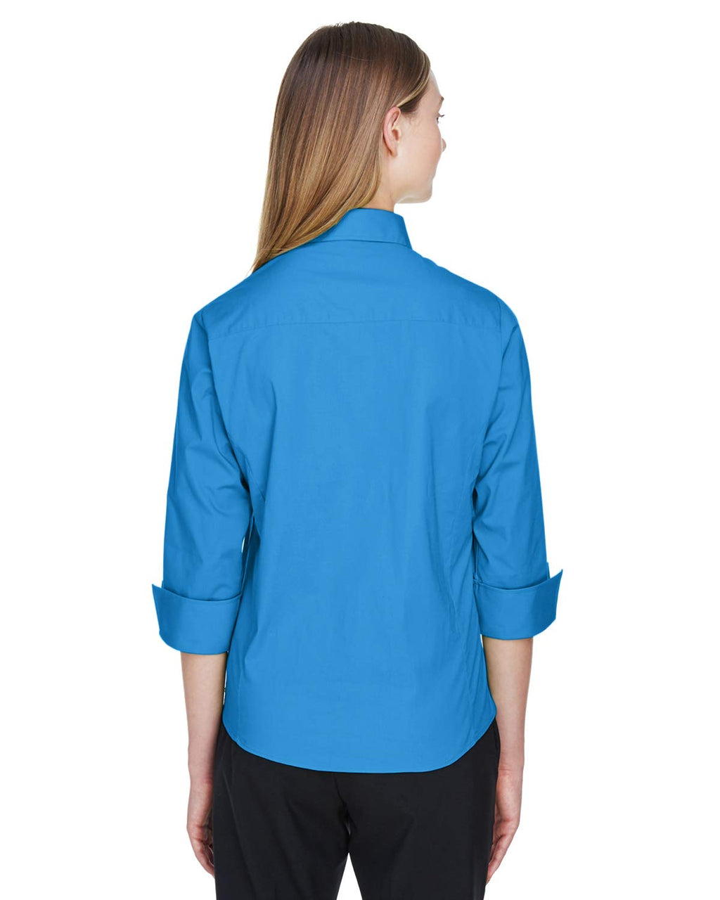 Ladies Perfect Fit34-Sleeve Stretch Poplin Blouse - LIME - S(D0102H7YEBX)