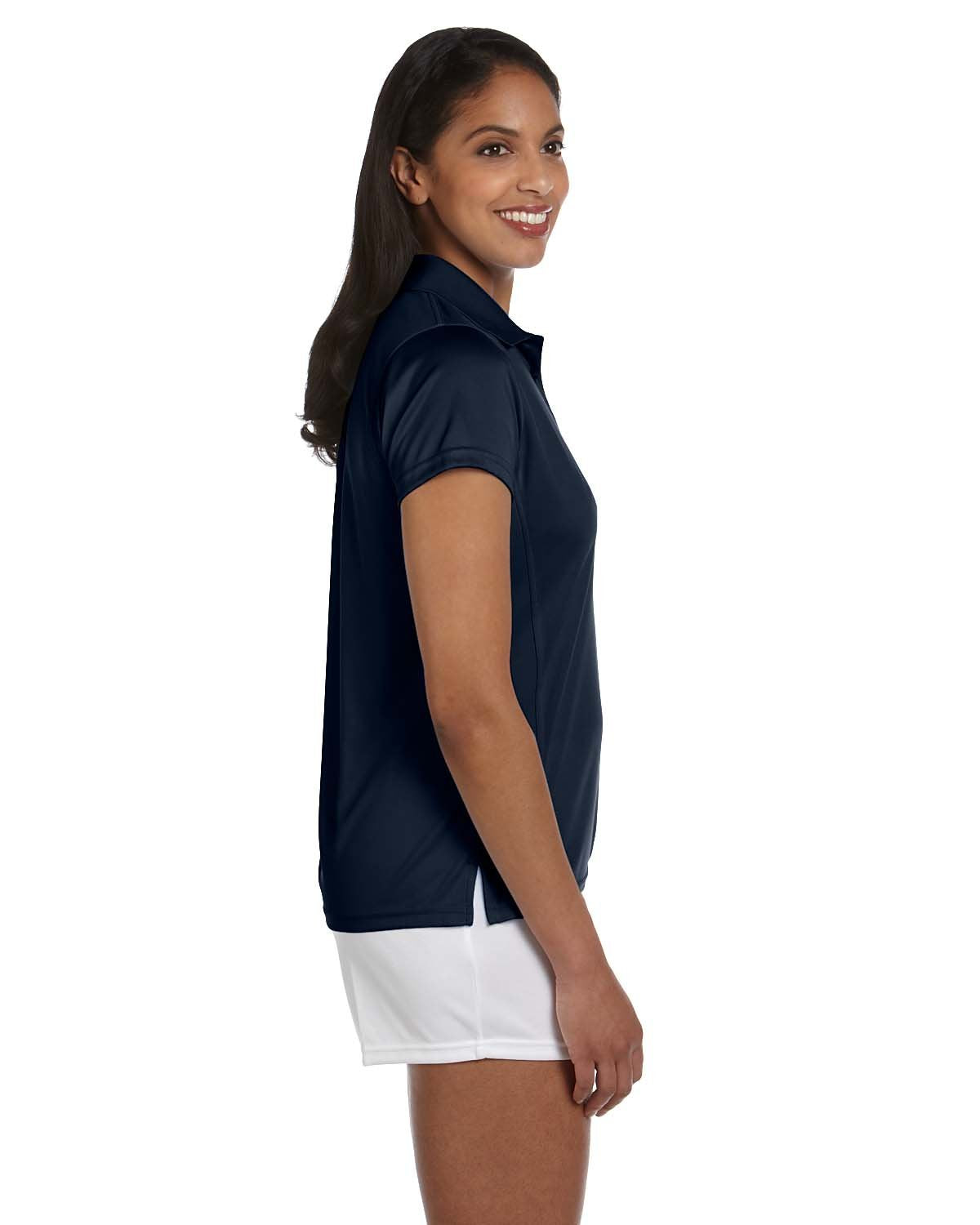 Ladies 4 oz Polytech Polo - WHITE - S(D0102H76N8X)