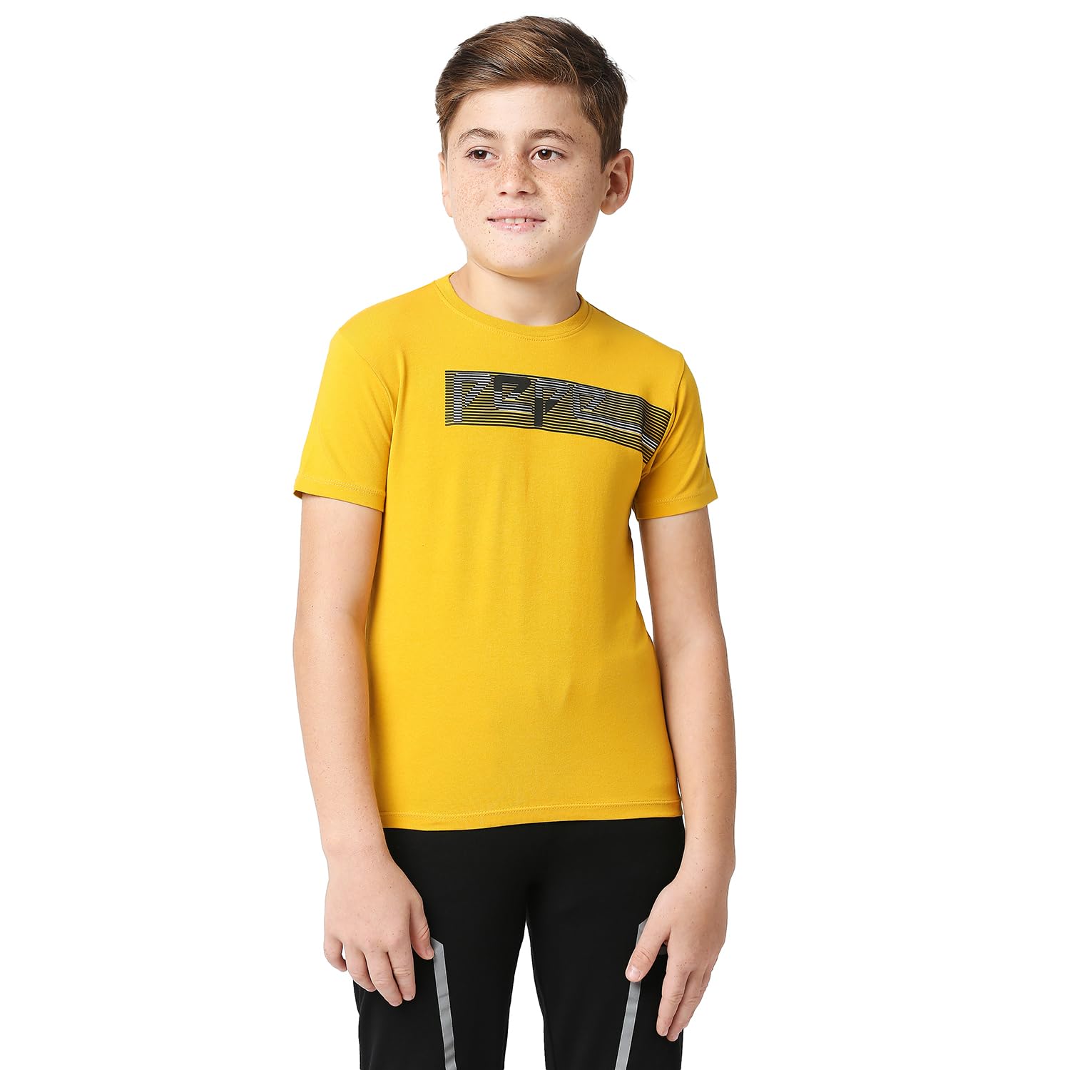 Pepe Jeans BoyS Regular Fit T-Shirt (Pb50367207912_Mustard