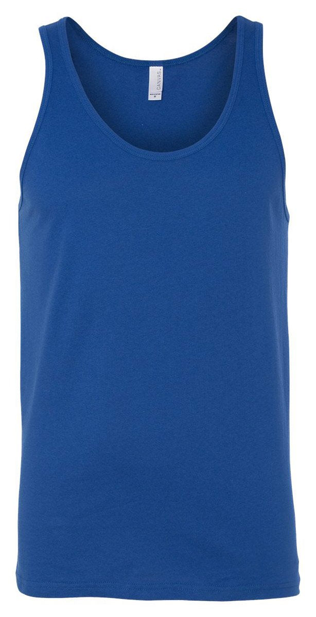 Unisex Jersey Tank - NEON BLUE - XS(D0102H7WAPT)