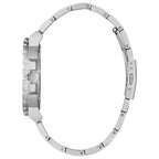 GUESS Men's Sport Diver-Inspired 44mm Watch - Black Dial Silver-Tone Stainless Steel Case & Bracelet