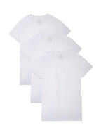 Fruit of the Loom mens Breathable Cotton Undershirts (Regular and Big & Tall) Underwear, Tall Man - White, 3X-Large US