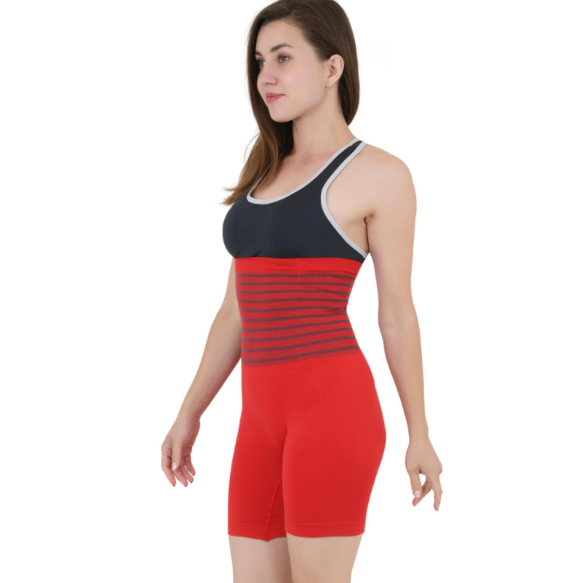 QUICKMOVE High Waist Tummy Control Shapewear for Women  Slimming Short Pants, Abdomen Support Body Shaper, Seamless MidThigh C