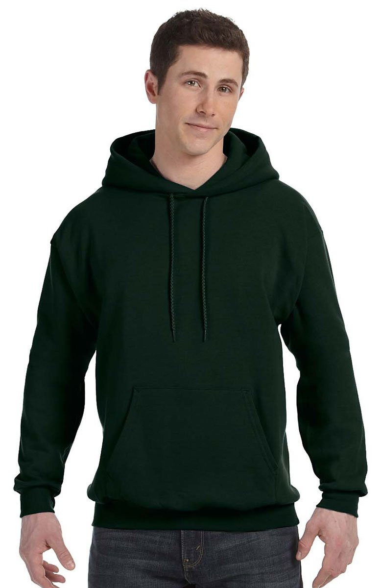 Unisex Ecosmart 5050 Pullover Hooded Sweatshirt - WHITE - S(D0102H7K3DJ)