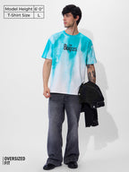 The Souled Store Official The Beatles: Logo Oversized T-Shirt for Men Boys Cotton Casual Half Sleeves Baggy Loose Fit Drop Shoul