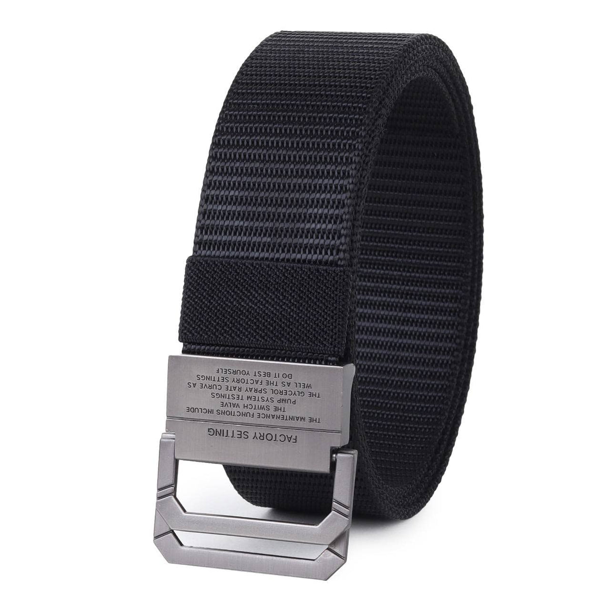 Zacharias MenS Canvas Nylon Army Belt (Pack Of 1) (Dd02_Black_30) 30