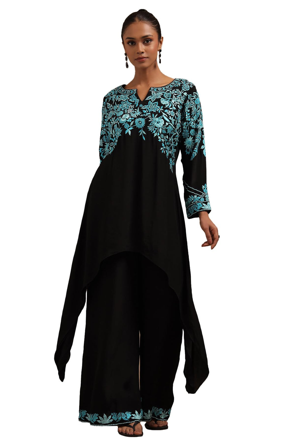 Soch Women Viscose Embroidered Palazzo