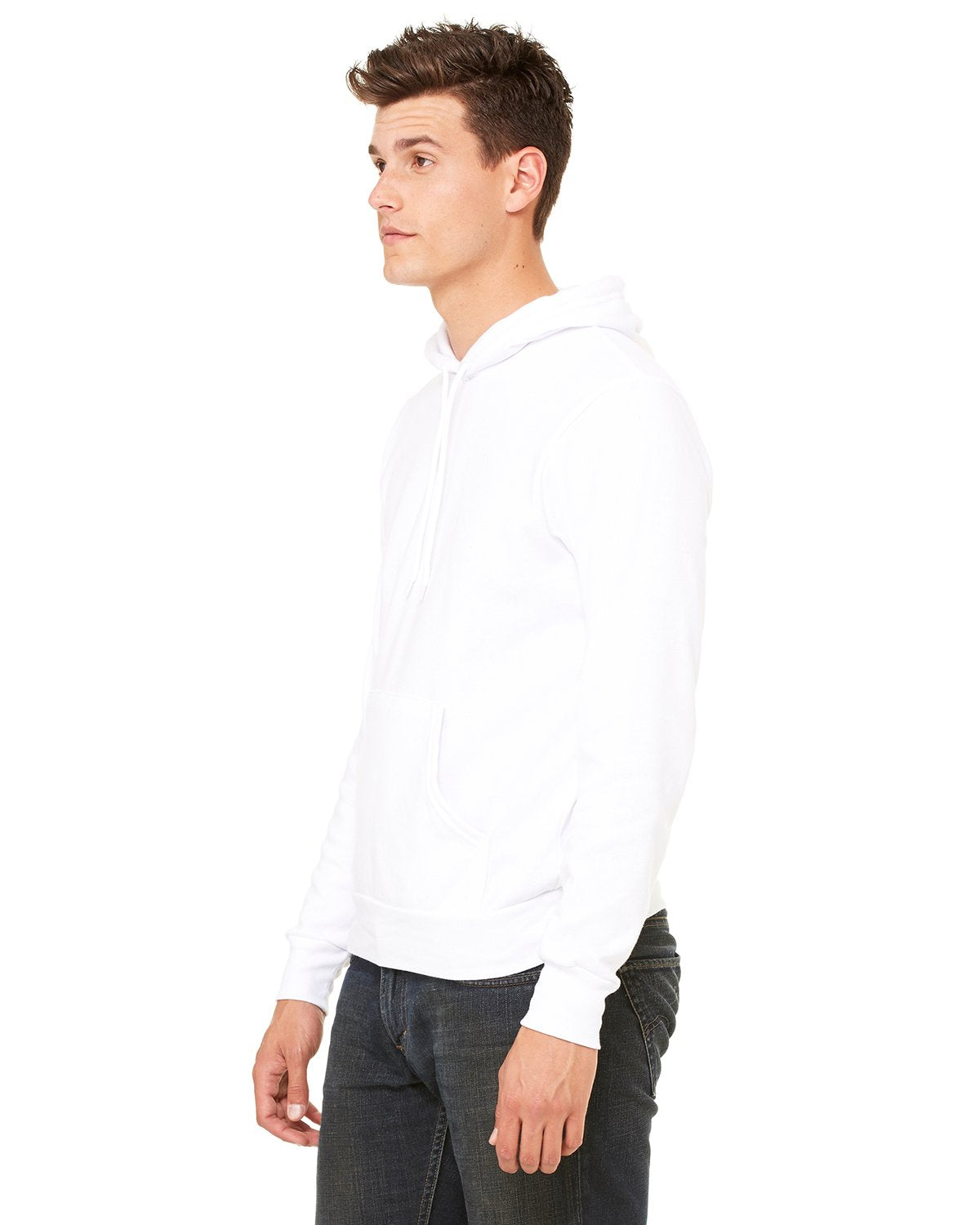 Unisex Sponge Fleece Pullover Hoodie - NAVY - S(D0102H7WI06)