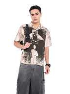 The Indian Garage Co Mens Relaxed Fit Batman Printed Street Sweater