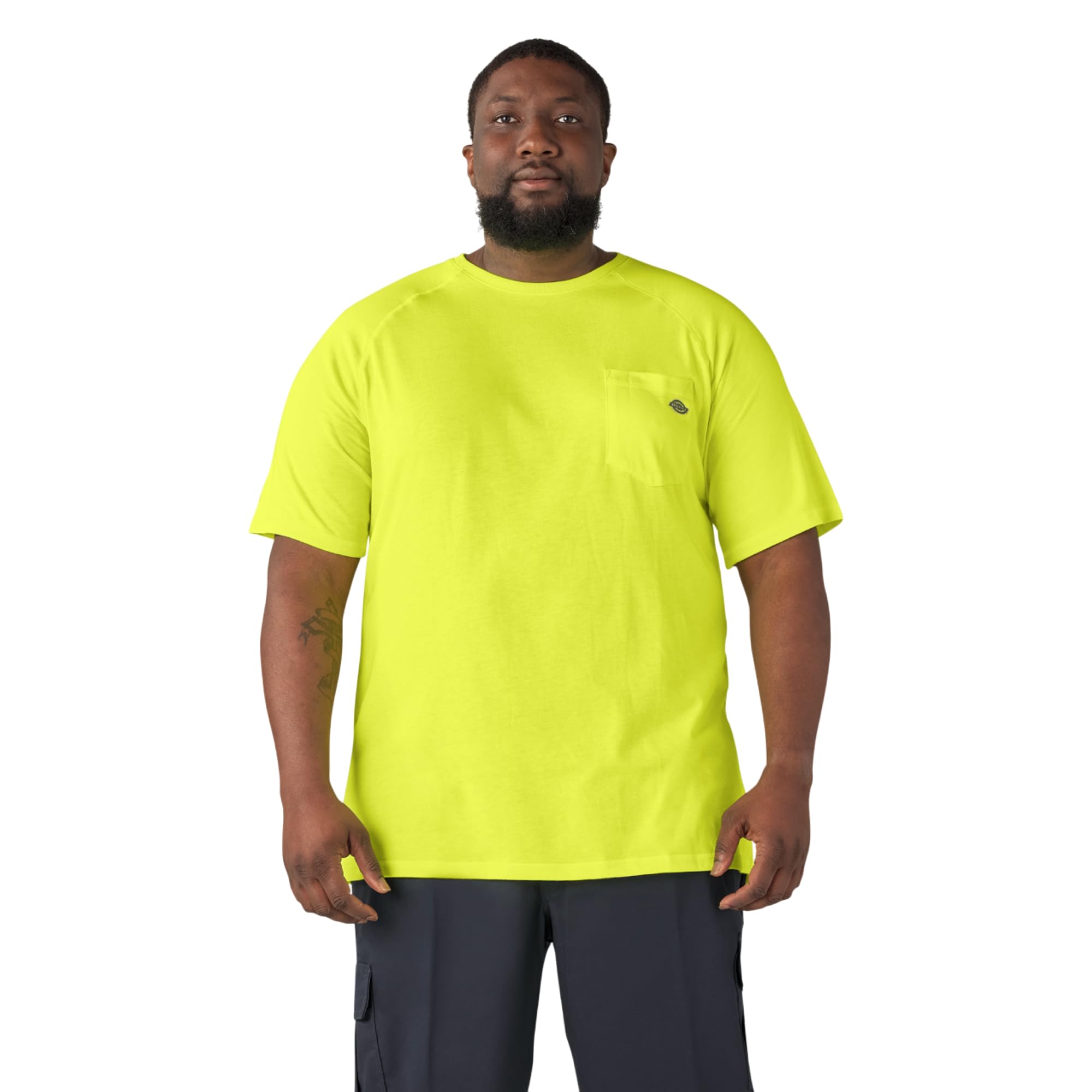 Mens 55 oz Temp-IQ Performance T-Shirt - BLAcK - L(D0102H7MLg2)