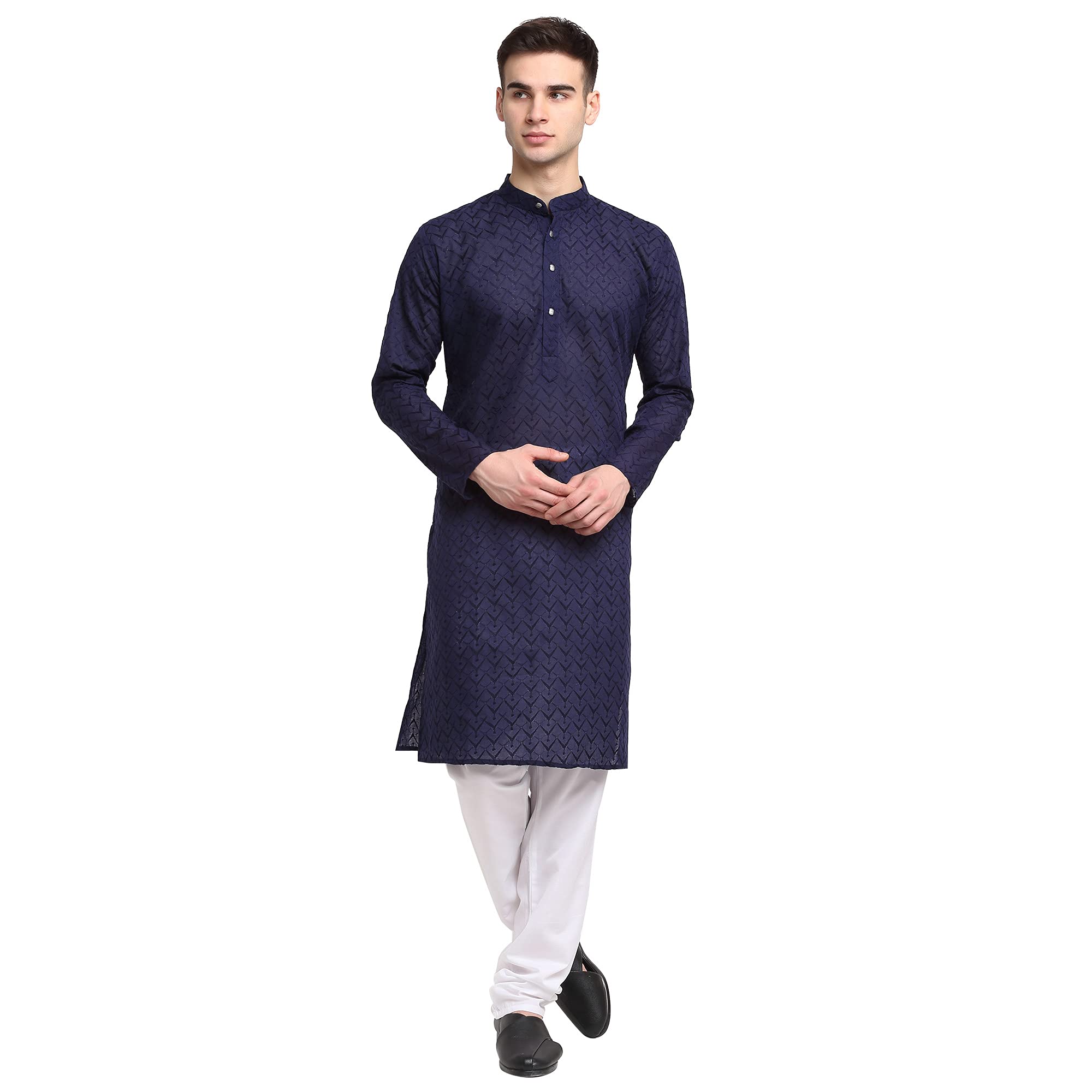 Jompers Mens & Self Design Kurta Pyjama Set