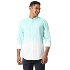 Pepe Jeans MenS Regular Fit Ombre Dyed Shirts Green