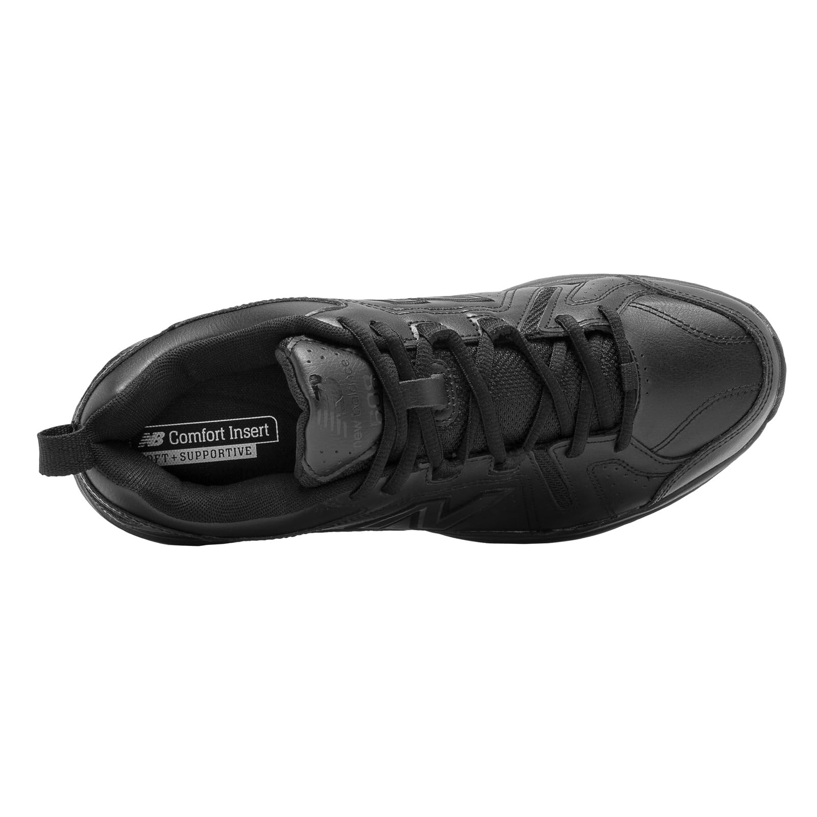 New Balance Men's 608 V5 Casual Comfort Cross Trainer, Black/Black, 10.5 Wide