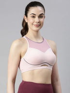 Enamor Womens Contour Bounce Control Medium Impact Eco-Friendly Antimicrobial Cotton Padded Wire Free Full Coverage Sports Slip